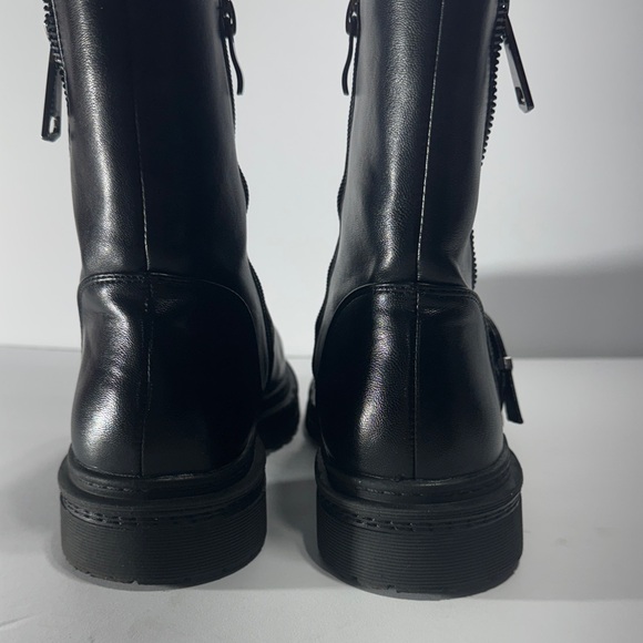 Black Leather Men's Boots - Picture 5 of 6